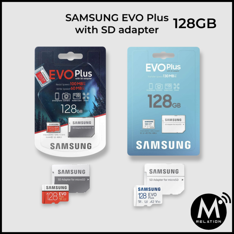SAMSUNG EVO Plus 128GB with SD Adapter