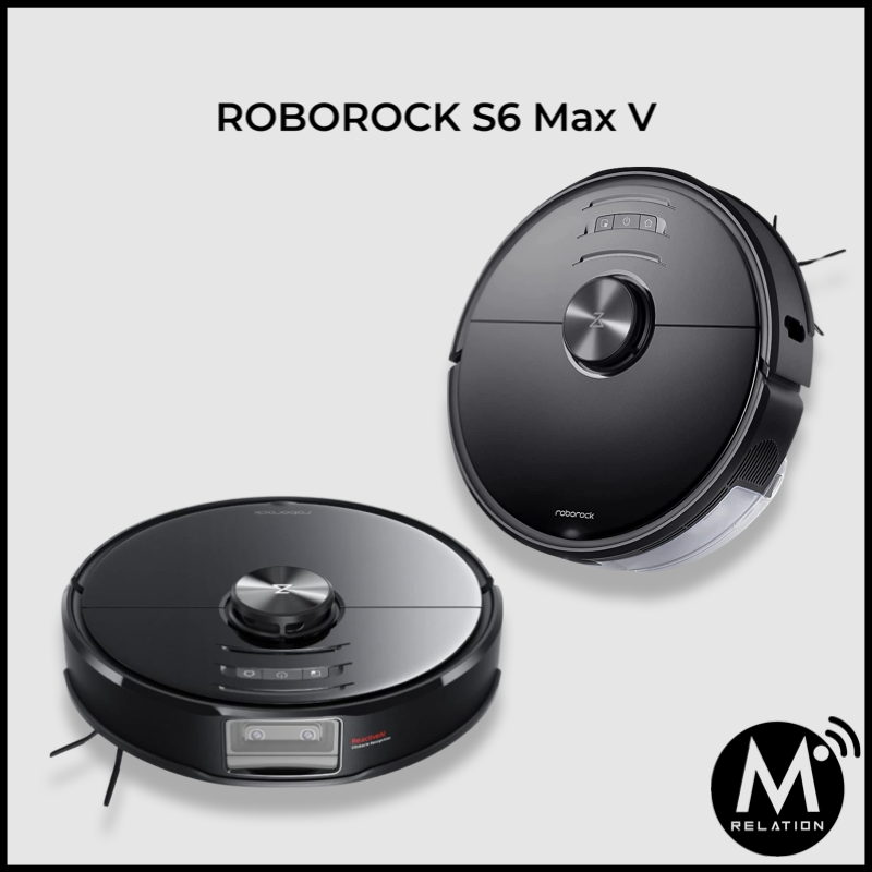 Roborock S6 Max V | S6 Max V Dual Camera AI-Powered Vision | 1 Year Warranty