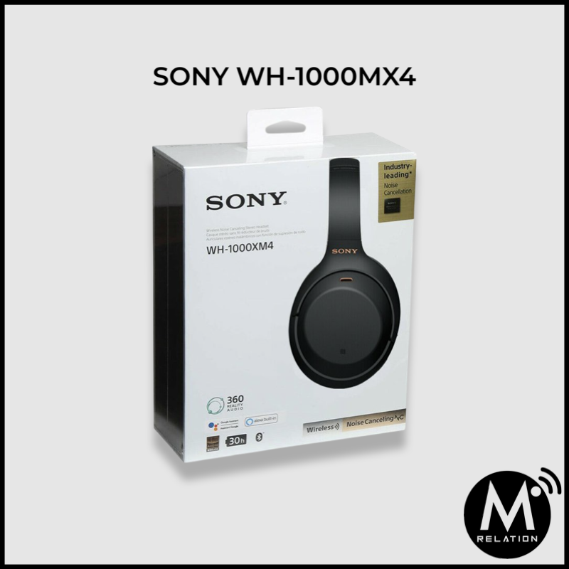 SONY WH-1000XM4 Wireless Overhead Headphones with Microphone